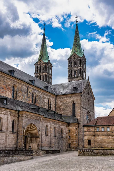 Бамбергский собор в Верхней Франконии, Бавария, Германия — стоковое фото