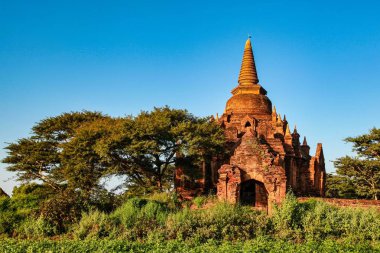 Burma, Myanmar'ın Mandalay Bölgesindeki Bagan Tapınakları