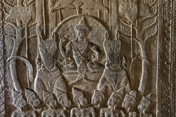 Angkor Wat jest świątyni złożonych w Siem Reap, Kambodża. — Zdjęcie stockowe