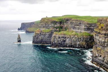 Dünya ünlü Cliffs, Moher County Clare, İrlanda