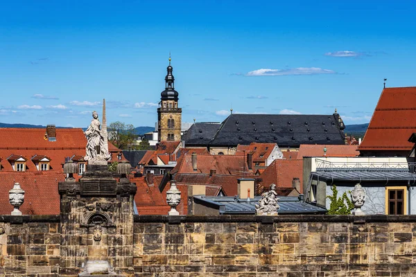 A történelmi óváros Bamberg, Bajorország, Németország — Stock Fotó