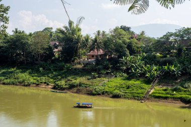 Mekong Nehri profili Luang Prabang, Laos