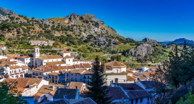 Grazalema, Cadiz eyaletinde beyaz köy, Endülüs, İspanya