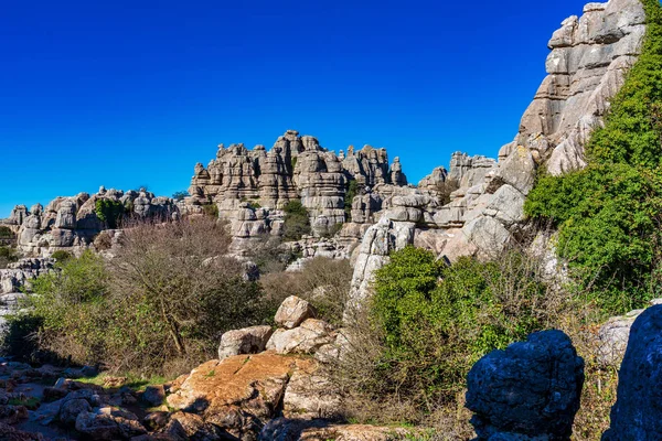 El Torcal de Antequera, Andalousie, Espagne, près de Antequera, province Malaga . — Photo