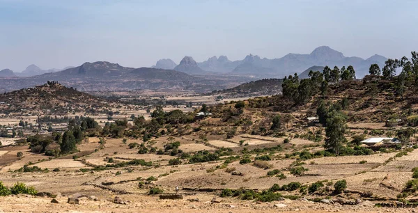 Landscape around historical city of Axum - Ethiopia