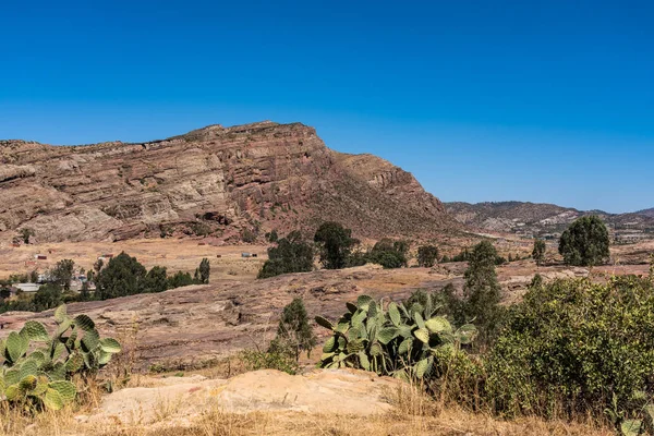 Rocky Wukro Cherkos Kilisesi Etiyopya — Stok fotoğraf