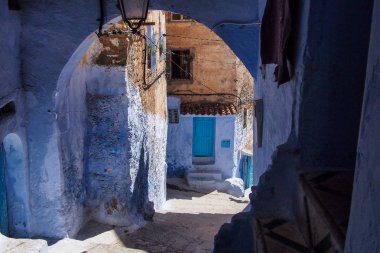 Chefchaouen Medine, Fas tonlarında binaları için dikkat çekti