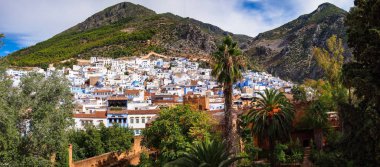 Chefchaouen Medine, Fas tonlarında binaları için dikkat çekti