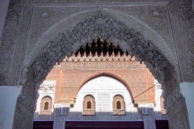 Meknes Fas'ta Ardiles Moulay Ismail Türbesi.