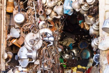 Marakeş'teki Çarşılar, Fas,. En büyük geleneksel pazar