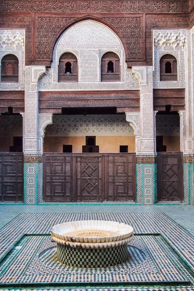 Mauzoleum Mulaj Ismail wnętrza w Meknes, w Maroko. — Zdjęcie stockowe