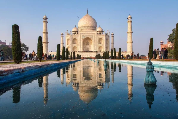 Taj mahal in agra city, uttar pradesh state, indien — Stockfoto