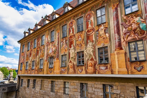 Gamla rådhuset i Bamberg i Bayern Tyskland. — Stockfoto