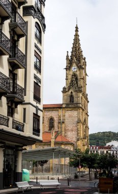 San Sebastian veya Donostia İspanya Bask Ülkesi'yol gösterecek
