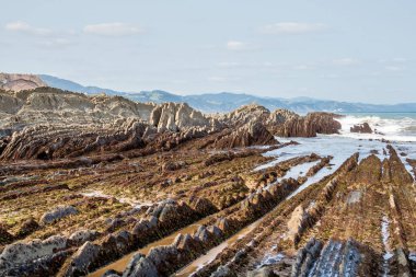 Zumaia - Bask ülke, İspanya Itzurum Flysch
