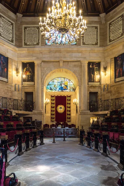 Dentro da Assembleia de Gernika, País Basco, Espanha . — Fotografia de Stock