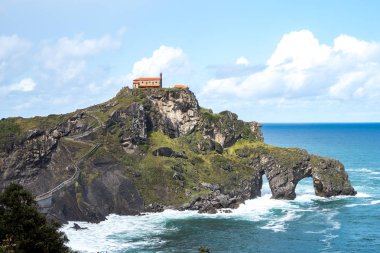 Bermeo, Bask ülke, İspanya: Manastır, San Juan de Gaztelugatxe