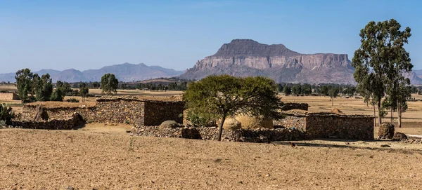 Пейзаж в Геральте в Тиграе, Северная Эфиопия . — стоковое фото