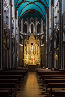 Bilbao İspanya harcanıp gitti verahibe kilisede. Sagrado Corazon Kilisesi