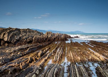 Zumaia - Bask ülke, İspanya Itzurum Flysch