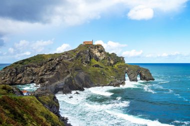 Bermeo, Bask ülke, İspanya: Manastır, San Juan de Gaztelugatxe