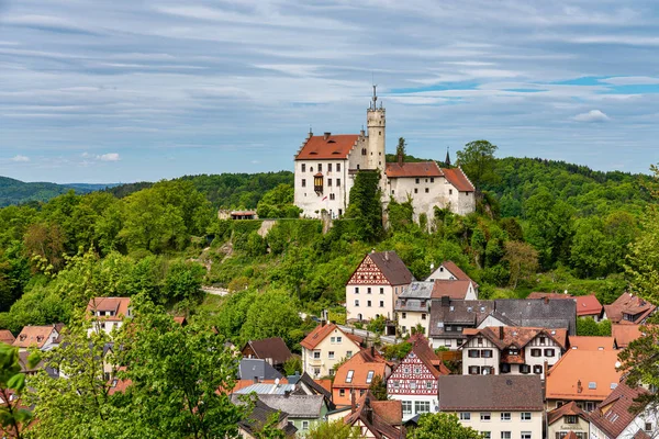 Château médiéval de Goessweinstein en Bavière en Allemagne — Photo