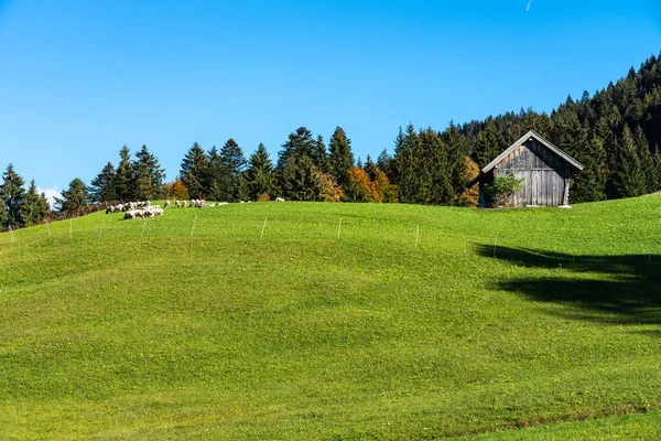 Paesaggio vicino a Garmisch Partenkirchen in Baviera, Germania — Foto Stock