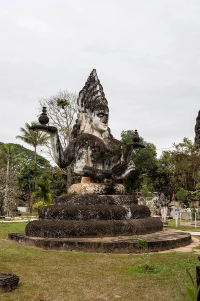 Buddha-Statuen im Buddha-Park in Vientiane, Laos. — Stockfoto