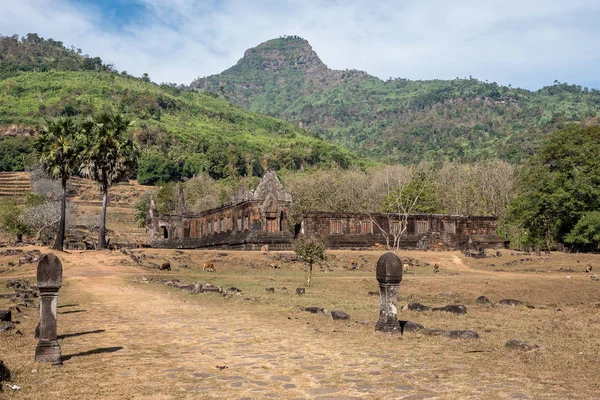 VAT Phou-Wat Phu świątyni w południowym Laosie. — Zdjęcie stockowe