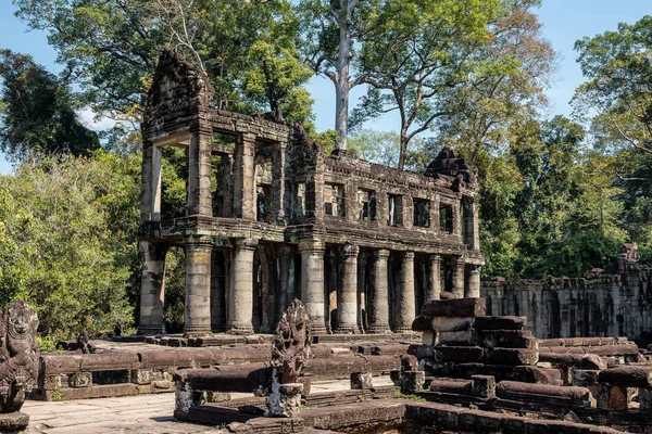 Siem Reap, Kamboçya'da karmaşık Angkor Wat Tapınağı Preah Khan