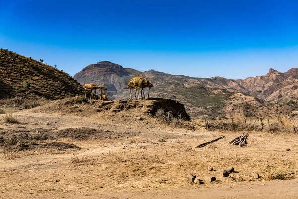 Vista panorámica del Parque Nacional de las Montañas Simien en el norte de Etiopía — Foto de Stock