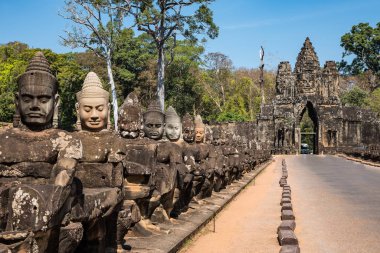 Güney kapısı angkor için thom Kamboçya, Asya