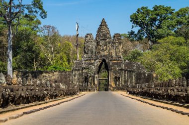 Güney kapısı angkor için thom Kamboçya, Asya