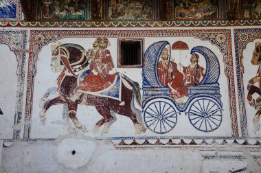 Haveli Nawalgarh, Rajasthan Kuzey Hindistan içinde.