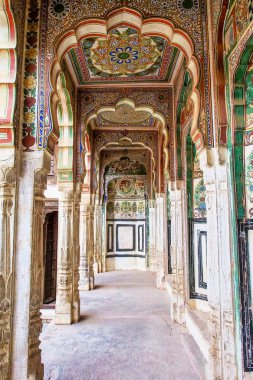 Haveli Nawalgarh, Rajasthan Kuzey Hindistan içinde.