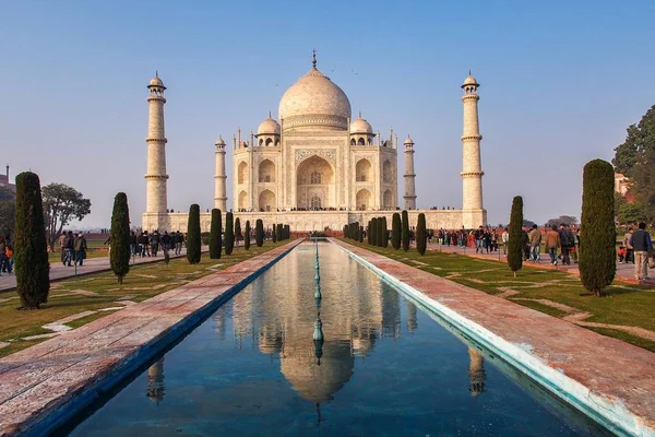 Taj mahal in agra city, uttar pradesh state, indien — Stockfoto