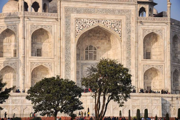 Taj Mahal in Agra city, Uttar Pradesh state, Índia — Fotografia de Stock