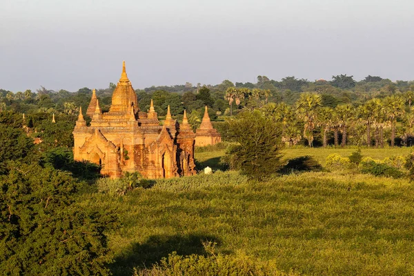 Templos de Bagan en la región de Mandalay en Birmania, Myanmar —  Fotos de Stock