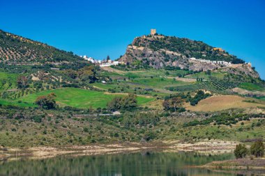 Zahara de la Sierra Sierra de Grazalema, Endülüs, İspanya.