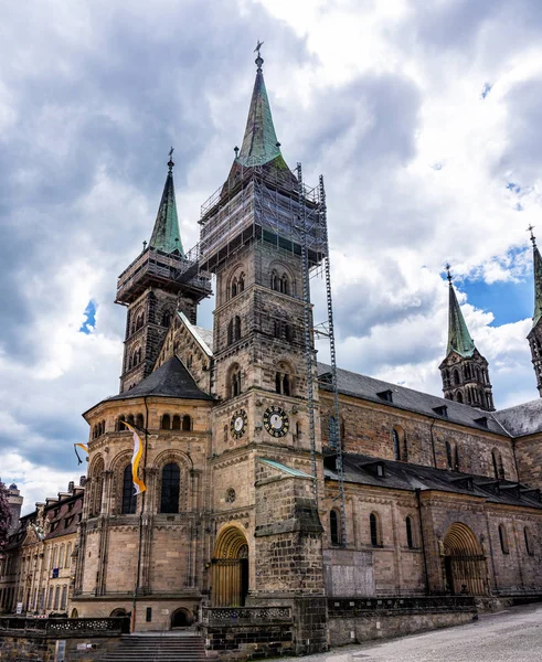 Catedral de Bamberg en Alta Franconia, Baviera, Alemania — Foto de Stock