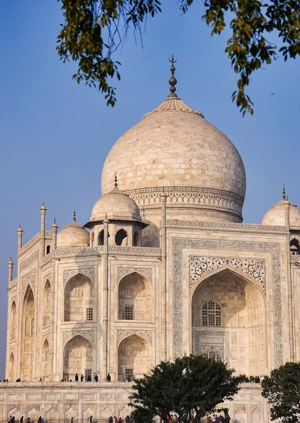 Taj Mahal in Agra city, Uttar Pradesh state, Índia — Fotografia de Stock