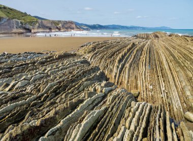 Zumaia - Bask ülke, İspanya Itzurum Flysch