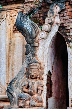 Shwe Indein Pagodas Indein köyünde, Myanmar