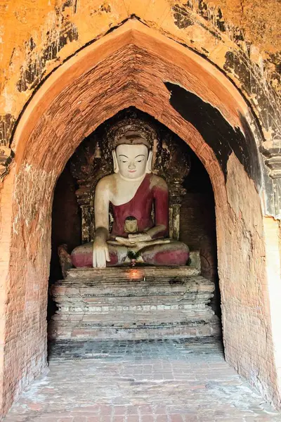 Ναοί της Bagan στην περιοχή Μανταλέι της Βιρμανίας, Μυανμάρ — Φωτογραφία Αρχείου