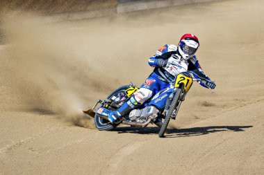 Pfarrkirchen, Almanya - 09 Eylül 2018: Pfarrkirchen Almanya 'sında uluslararası toprak yol yarışı