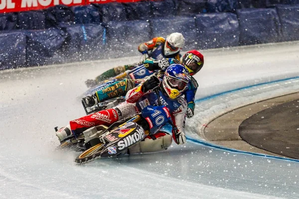 Inzell, Tyskland-16 mars 2019: World Ice Speedway Championship. — Stockfoto