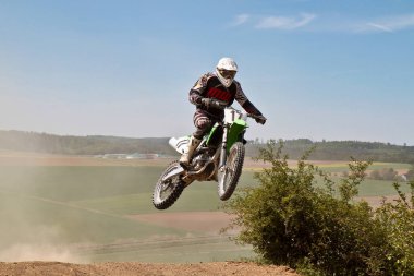 Windsberg, Almanya-29 Haziran 2019: Windsberg 'de Motocross eğitimi