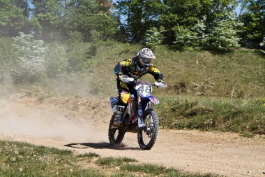 Windsberg, Almanya-29 Haziran 2019: Windsberg 'de Motocross eğitimi