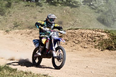 Windsberg, Almanya-29 Haziran 2019: Windsberg 'de Motocross eğitimi