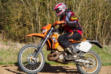 Warching, Almanya-Haziran 29, 2019: Motocross eğitim içinde Warching